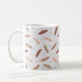 Mocha Mousse Feathers Mug Kaffemugg