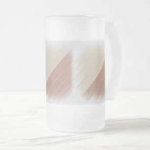 Mocha Mousse Frostat Ölglas