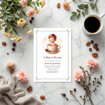 Mocha Mousse Kärlek andas babyskor för kaffe