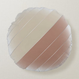 Mocha Mousse Rund Kudde