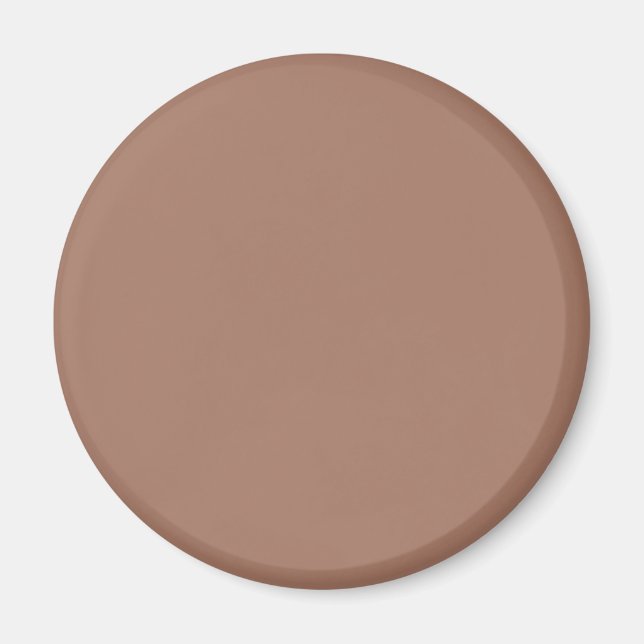 Mocha Mousse Solid Färg Magnet (Framsidan)