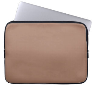 Mocha Mousse Trendig Elegant Solid Färg Laptop Fodral