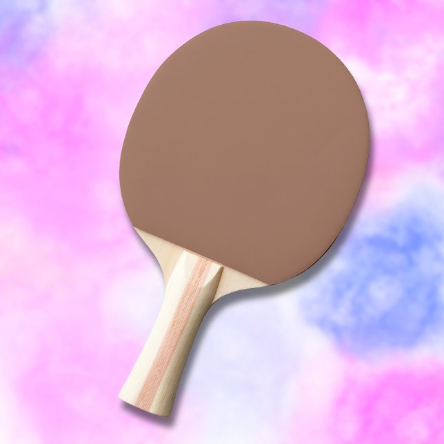 Mocha Mousse Trendig Elegant Solid Färg Pingisracket (Skapare uppladdad)