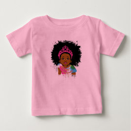 Mocha Princess Baby Tee Shirt