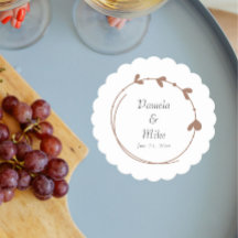 Mocha Simple Heart WAN Bröllop