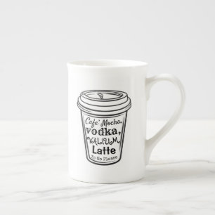 Mocha, Vodka, Valium Mugg Benporslin Mugg