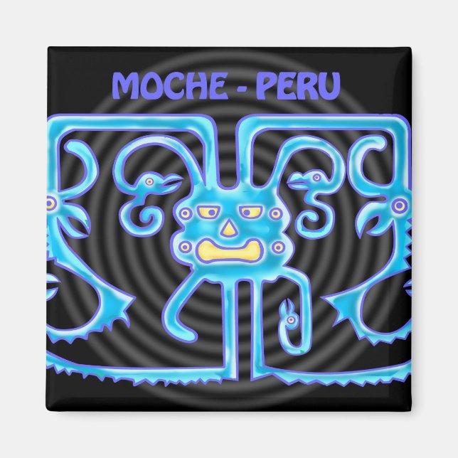MOCHE-PERU MAGNET (Framsidan)