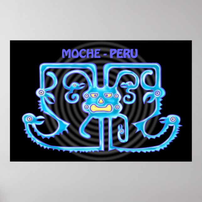 MOCHE-PERU POSTER (Framsidan)