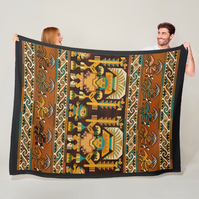 Moche royal fleecefilt (På plats)