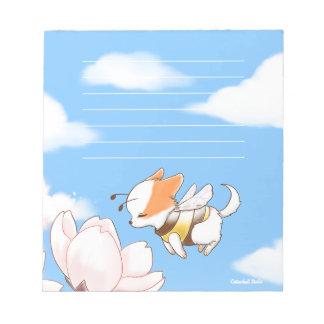 Mochi Bee Humla Doggy Puppy och Sakura Anteckningsblock