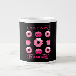 Mochi Donuts Poi Mochi och kaffe Jumbo Mugg