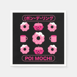 Mochi Donuts Poi Mochi och kaffe Pappersservett