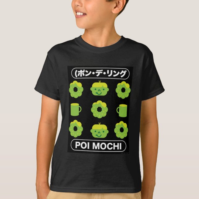 Mochi Donuts Poi Mochi och kaffe T-Shirt (Framsida)