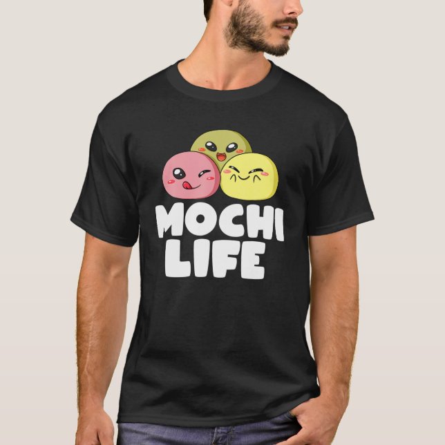 Mochi Ice Cream Donut Ris Cake Bollar T Shirt (Framsida)