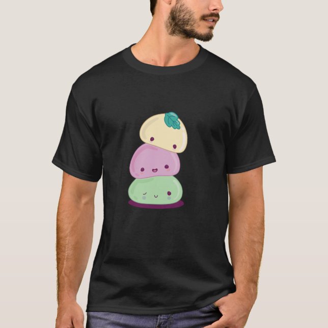 Mochi Japan Mat Stack Söt T Shirt (Framsida)