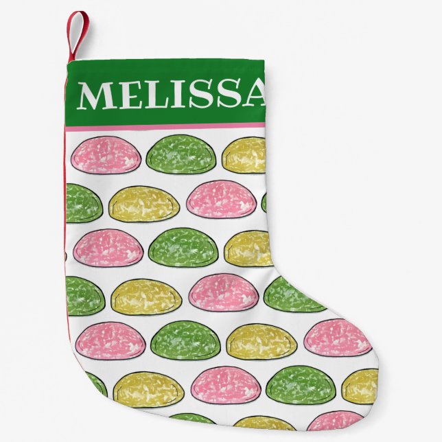 Mochi Japansk nyårsmatsmatsfodie, Ris Liten Julstrumpa (Framsidan)