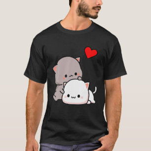 Mochi Peach Cat Goma Kärlek, Alla hjärtans dag 2 T Shirt