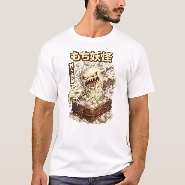 Mochi Yokai – Sweet But Dangerous T Shirt (Framsida)