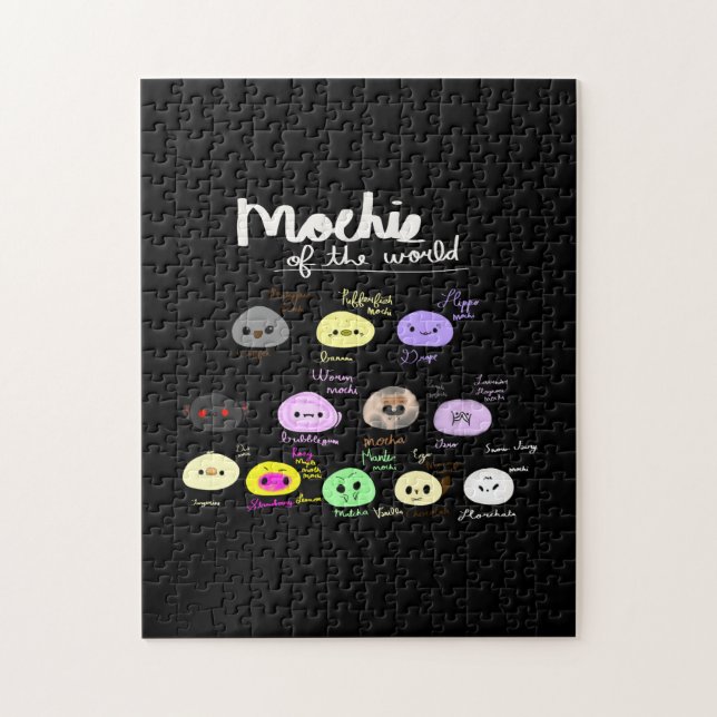 Mochis från hela världen söta roliga pussel (Vertikal)