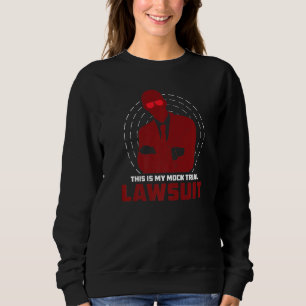 Mock Trial Humor för Law Student Future La T Shirt