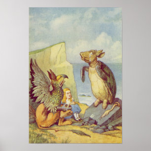 Mock Turtle och Griffin Poster