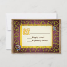 Mock upp Medieval, upplyst Manuscript Bröllop