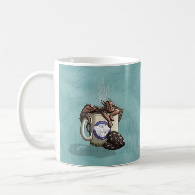 [Mockan för Teakoppdrake] Kaffemugg (Vänster)