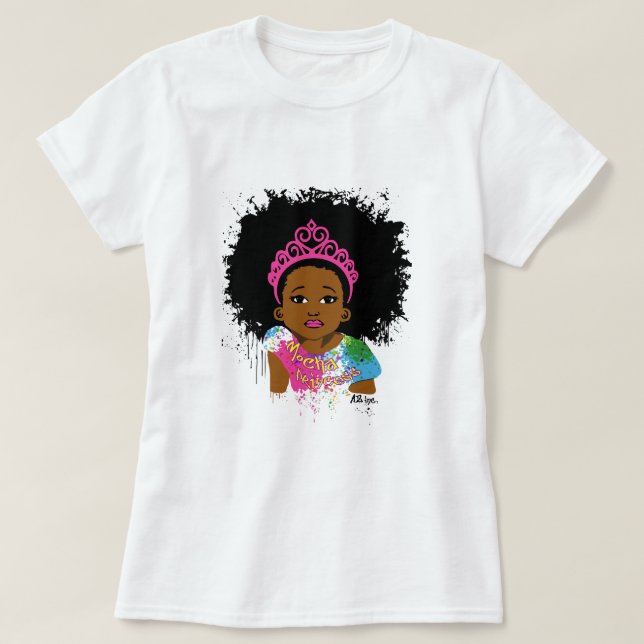 MockaPrincess Barn Skjorta T-shirt (Design framsida)