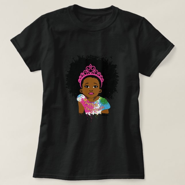 MockaPrincess Grundläggande T-tröja T-shirt (Design framsida)