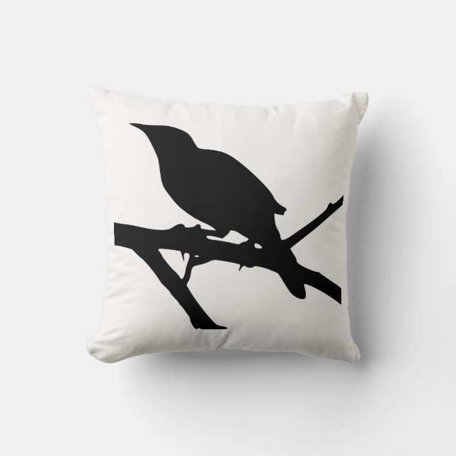 Mockingbird Silhouette Kudde (Framsida)