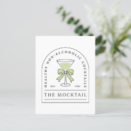 Mocktail, alkoholfri, party vykort