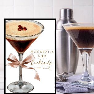 Mocktails Cocktail Espresso Martini Bröllopsfest Poster