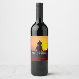 Mockup Vintage Westerna etiketter för Rustic Anpas