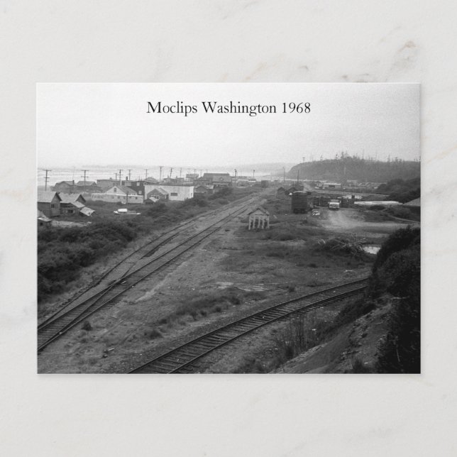 Moclips Washington 1968 Vykort (Framsida)
