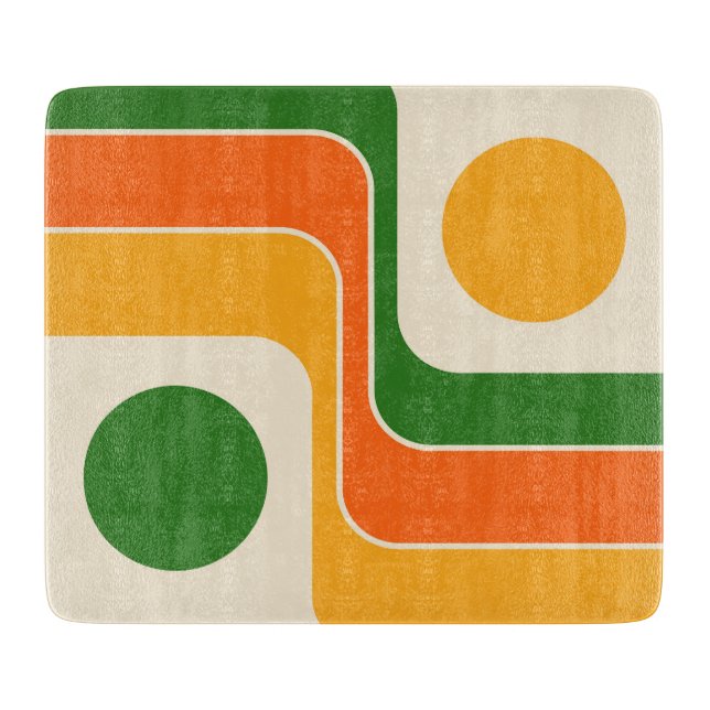 Mod 1970-tals Retro Stil Geometrisk Design (Framsidan)
