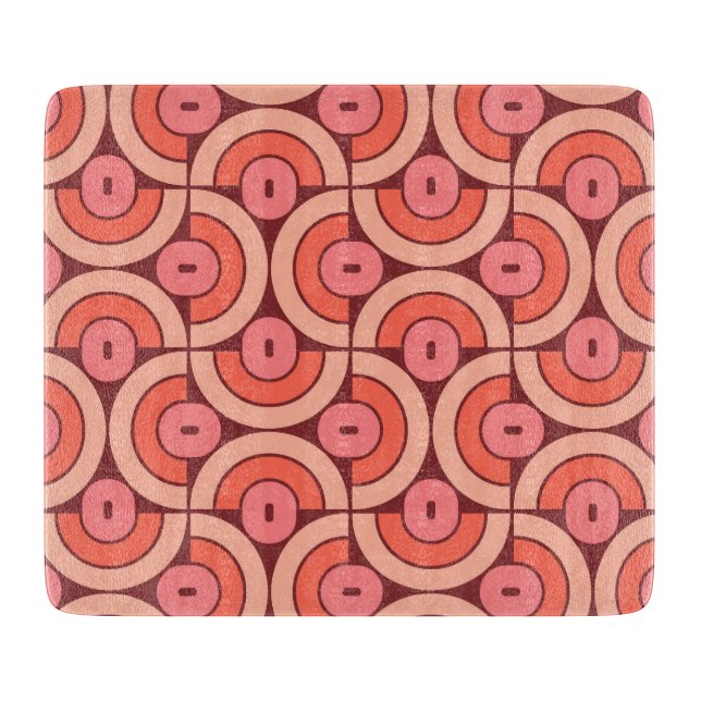 Mod 1970-tals Retro Stil Geometrisk Design (Framsidan)