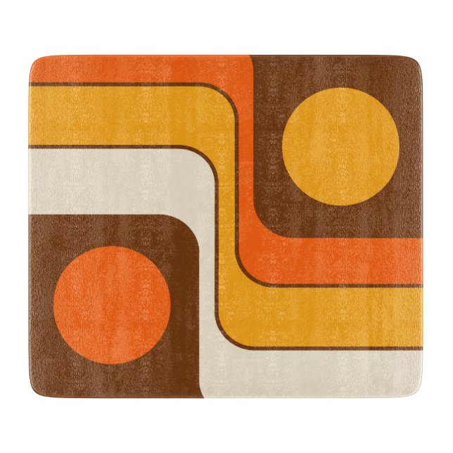 Mod 1970s Retro Stil Geometric Design (Framsidan)