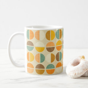 Mod Abstrakt Circle Earth Beige Kaffemugg