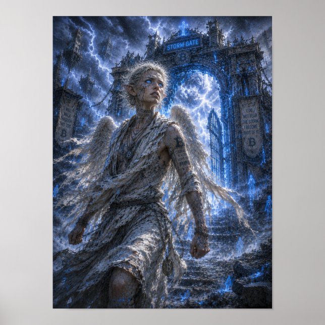 Mod / Ängel / Stormporten Poster (Framsidan)