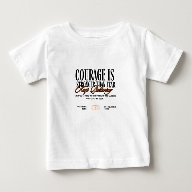 Mod är starkare än rädsla t shirt (Framsida)
