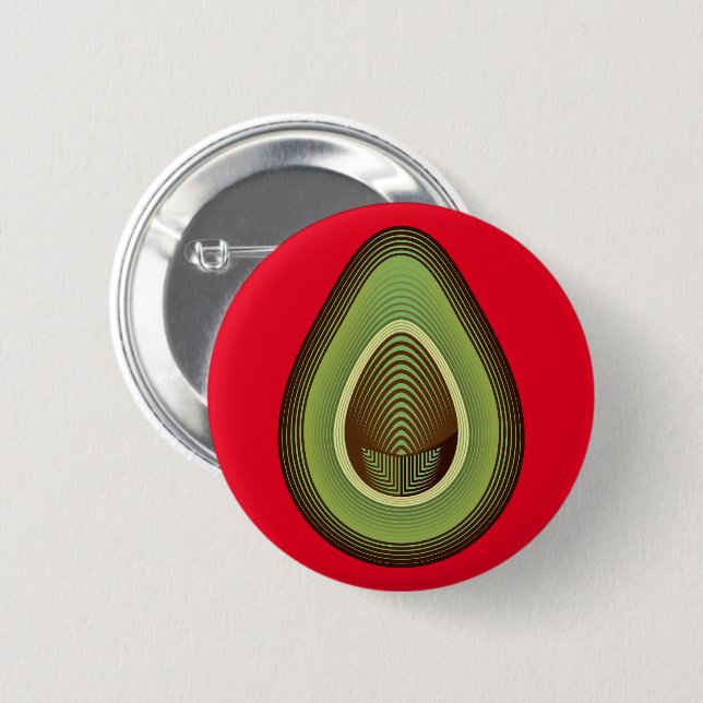 mod avocado knapp (Framsida & baksida)