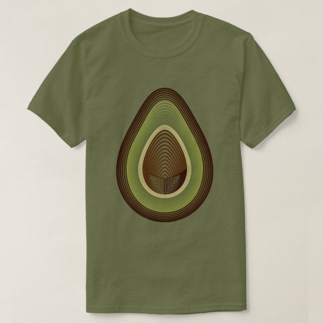 mod avocado t shirt (Design framsida)