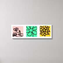 Mod Blommig Konst Set