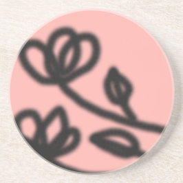 Mod Blommig Underlägg (Rosa) Sandsten