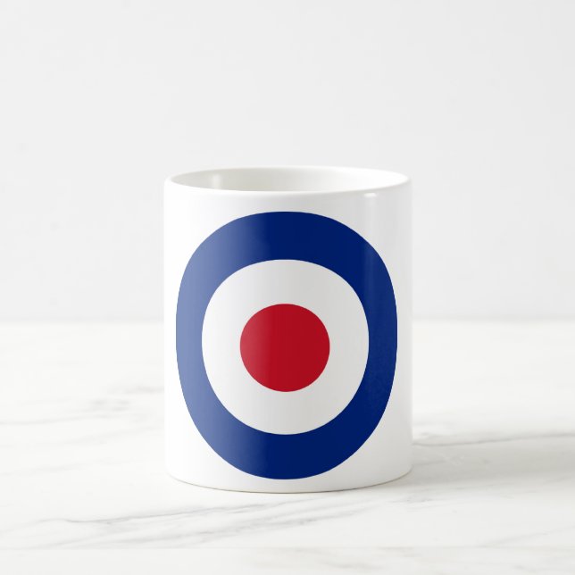 MOD Blue Red and White Coffee Mugg | MOD-gåvor (Center)