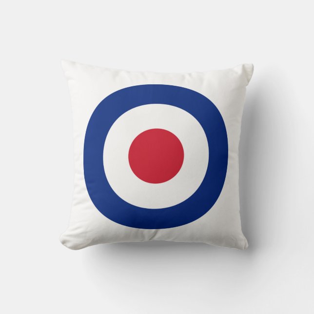 MOD Blue Red and White Dekorativ kudde | MOD-gåvor (Framsida)
