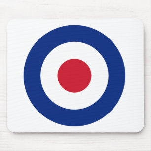 MOD Blue Red and White Mouse Pad MOD-gåvor Musmatta