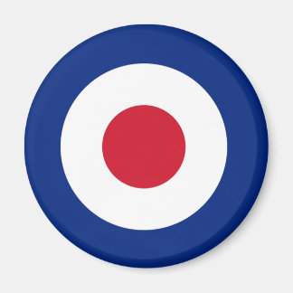 MOD Blue Red and White Round Magnet | MOD-gåvor
