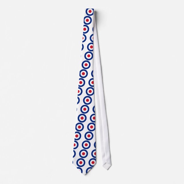 MOD Blue Red and White Tie | Avslappnad av MOD Slips (Framsida)