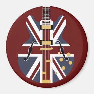 Mod Brit Pop Art gitarkyl Magnet